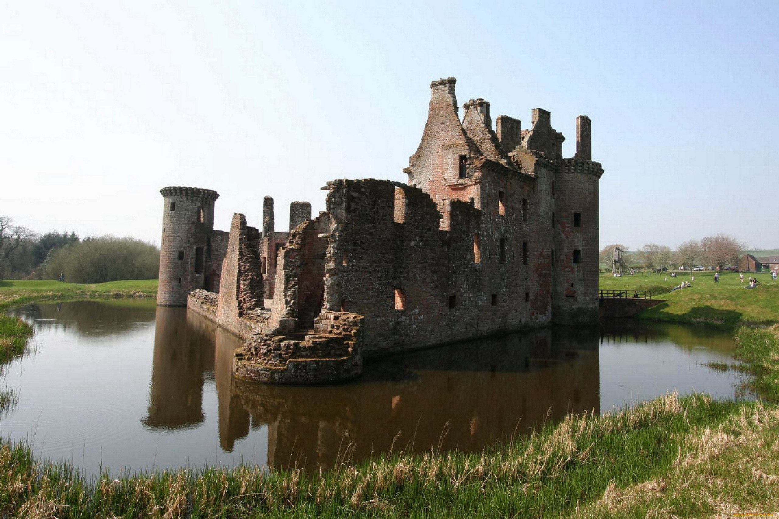 caerlaverock castle, scotland, ,  , caerlaverock, castle